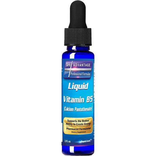 HoneyCombs Dr's Advantage Liquid Vitamin B5 bottle front view