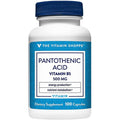 The Vitamin Shoppe Pantothenic Acid 500mg bottle front view