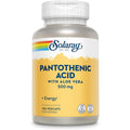 Solaray Pantothenic Acid 500mg bottle front view