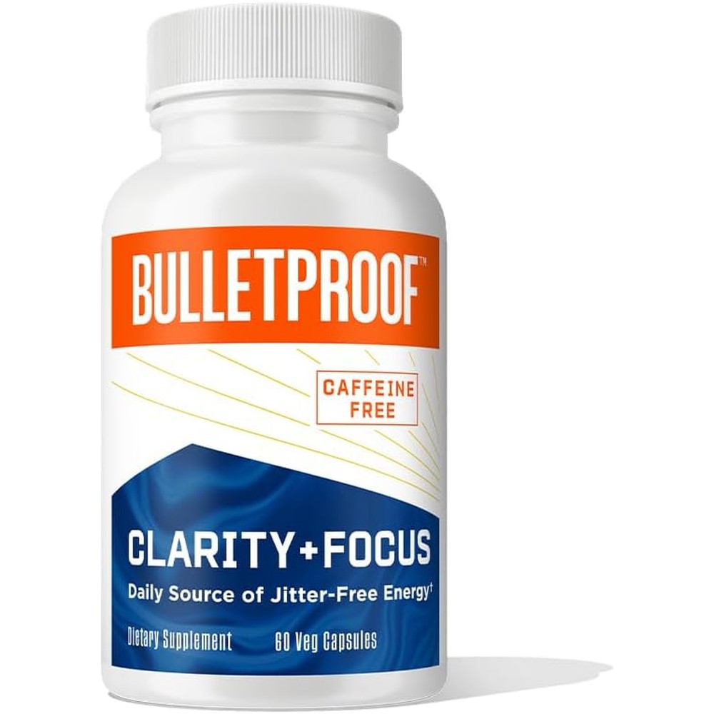 Bulletproof Clarity and Focus 60 Capsules front view bottle
