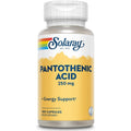 Solaray Pantothenic Acid 250mg bottle front view