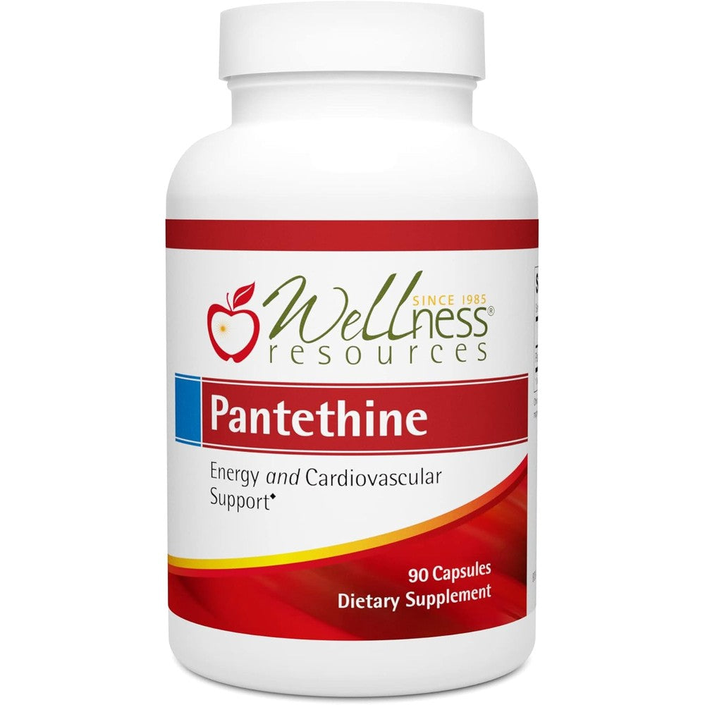 Wellness Resources Pantethine Active Vitamin B5 front view label