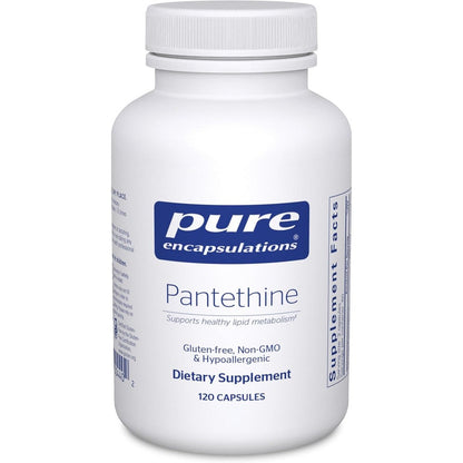 Pure Encapsulations Pantethine 120 Capsules front view