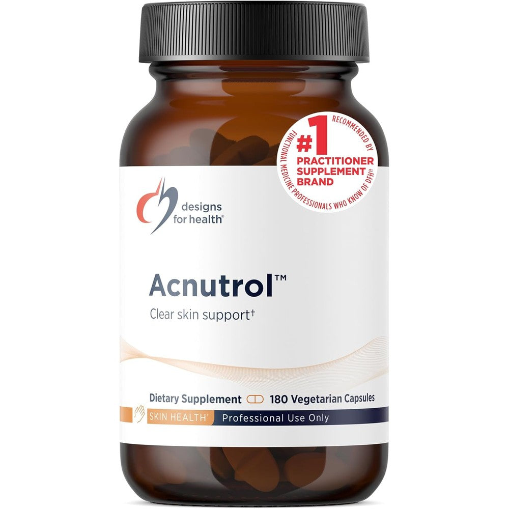 Designs for Health Acnutrol Skin Support Supplement Front View
