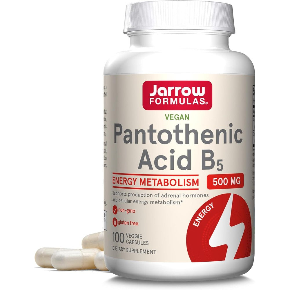 Jarrow Formulas Pantothenic Acid B5 500 mg bottle front view