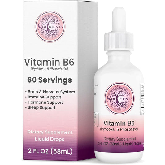 Soltrients P5P Vitamin B6 Liquid Drops front view bottle