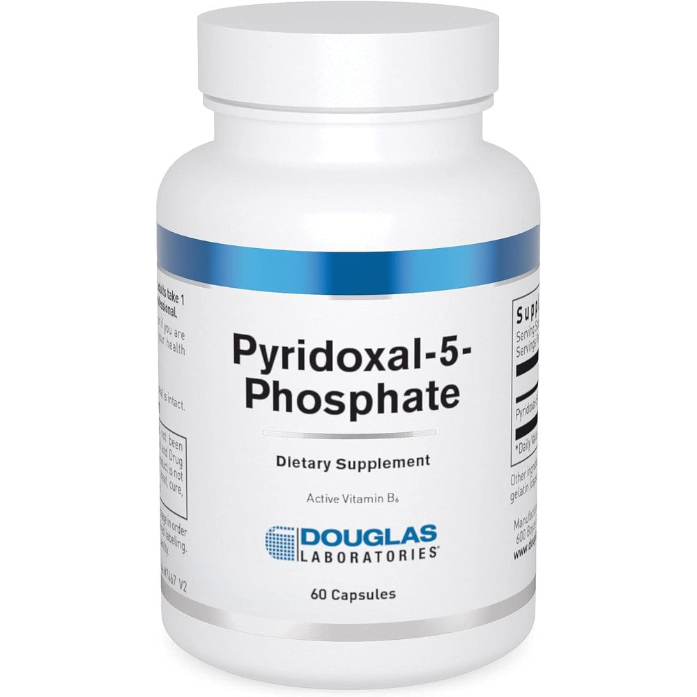 Douglas Laboratories Pyridoxal 5 Phosphate 50mg front view bottle for neurological support.