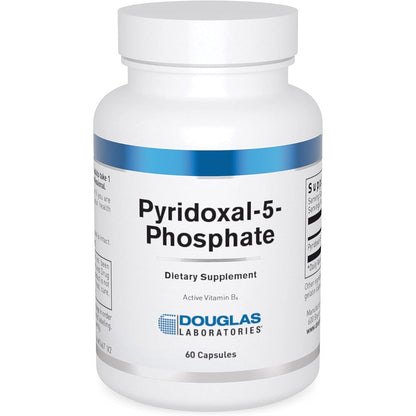 Douglas Laboratories Pyridoxal 5 Phosphate 50mg front view bottle for neurological support.