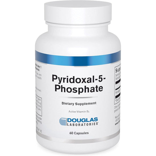 Douglas Laboratories Pyridoxal 5 Phosphate 50mg front view bottle for neurological support.
