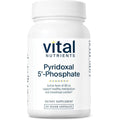 Vital Nutrients Pyridoxal 5 Phosphate front view bottle for metabolism support