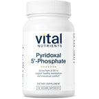 Vital Nutrients Pyridoxal 5 Phosphate front view bottle for metabolism support