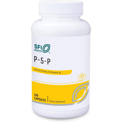 SFI Health Klaire Labs P5P Bioactive Vitamin B6 100 capsules front bottle view
