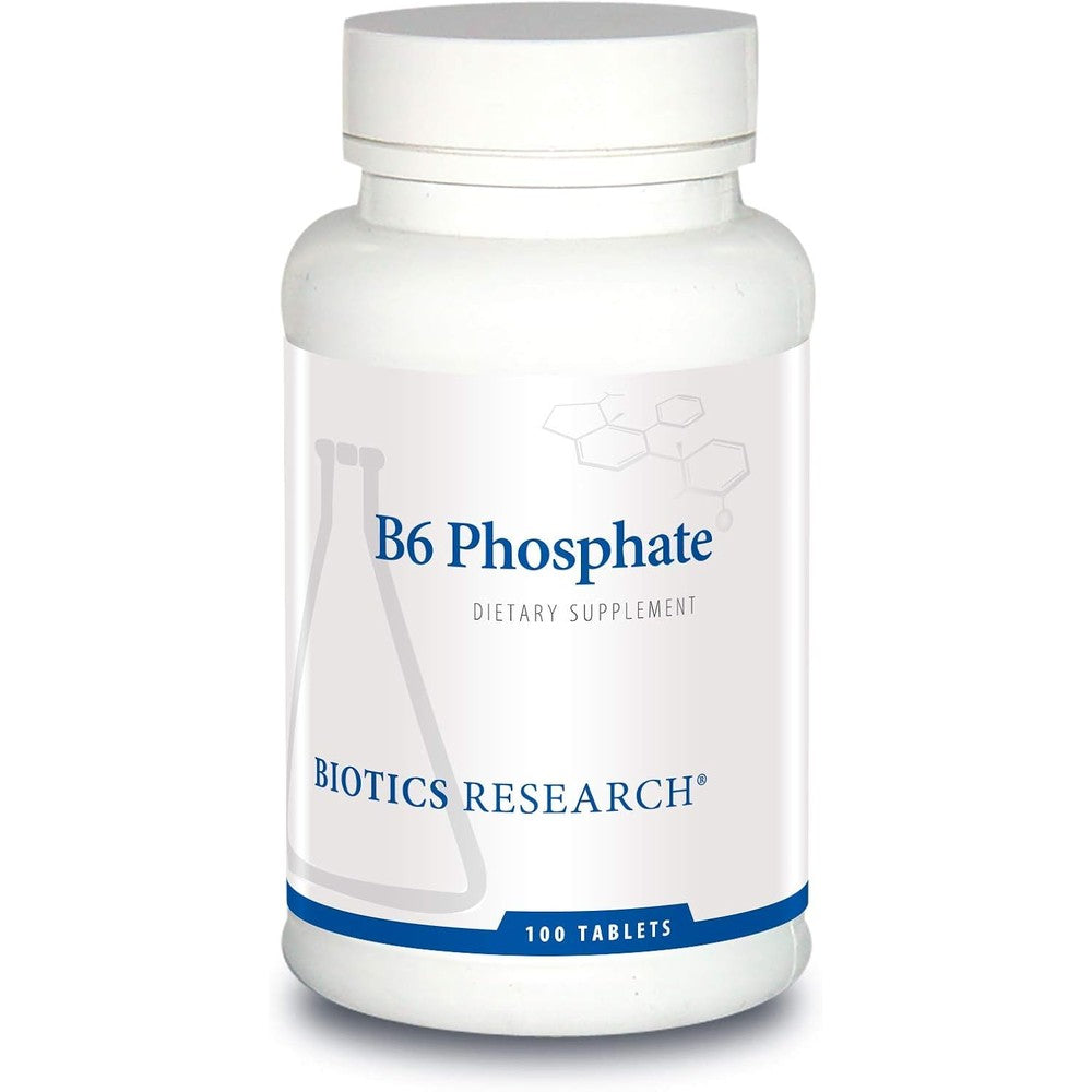Biotics Research B6 Phosphate 100 Tablets front view bottle