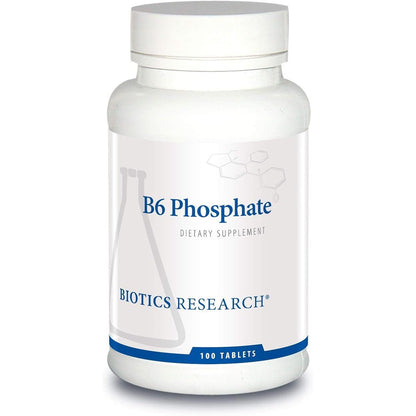 Biotics Research B6 Phosphate 100 Tablets front view bottle