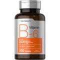 Horbäach B6 Vitamin 50mg 250 Tablets front packaging view