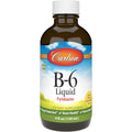 Carlson B-6 Liquid Vitamin 120 Milliliters front bottle view