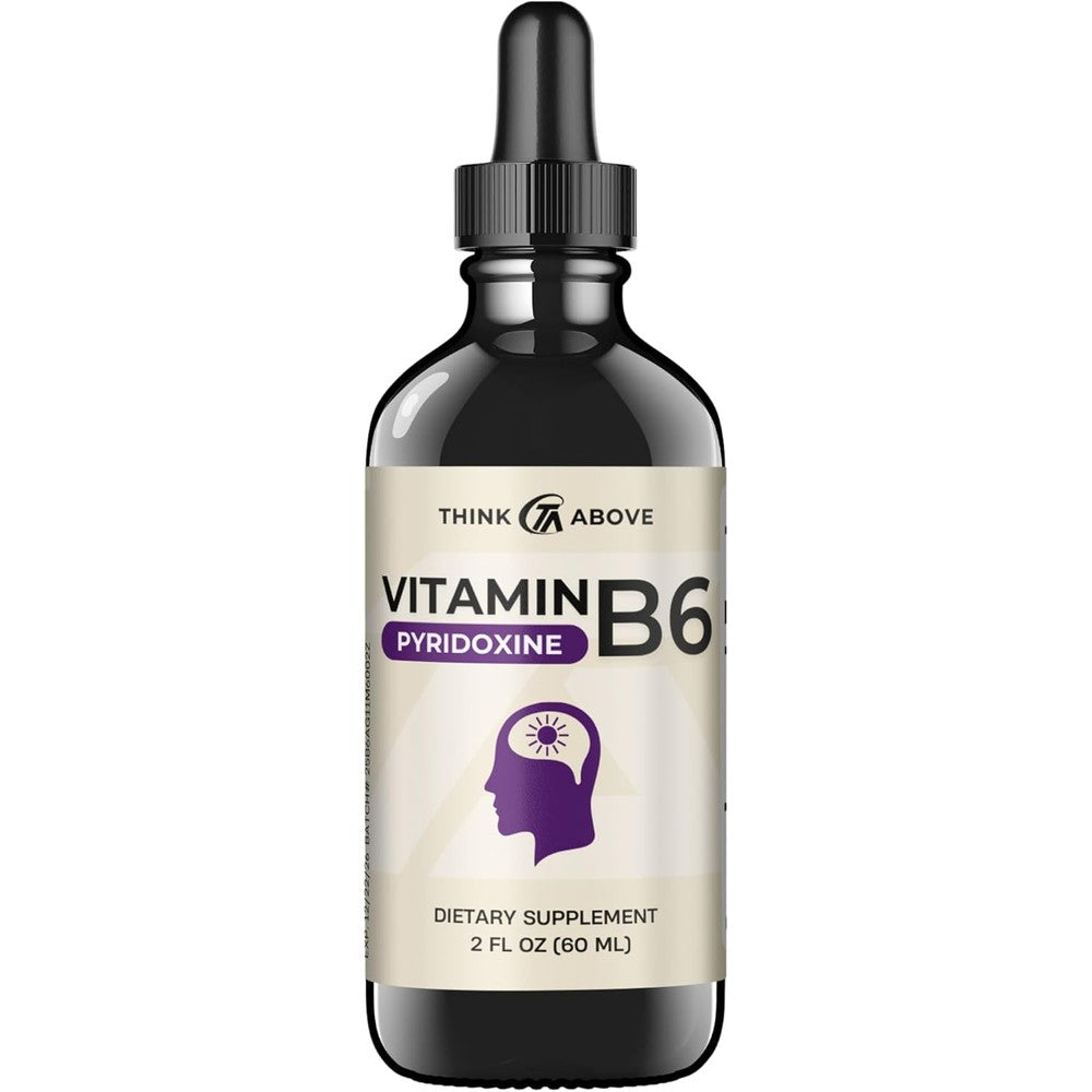 Think Above Vitamin B6 liquid drops bottle front view
