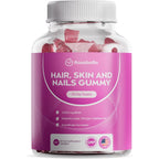 Rosabella Hair Growth Gummies bottle front view showcasing five thousand micrograms biotin formula