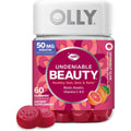 OLLY Undeniable Beauty Gummies front view bottle for hair skin and nails support