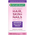 Nature's Bounty Advanced Hair Skin And Nails front view bottle packaging