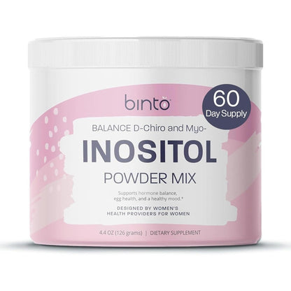 Binto Inositol Powder Mix front label view