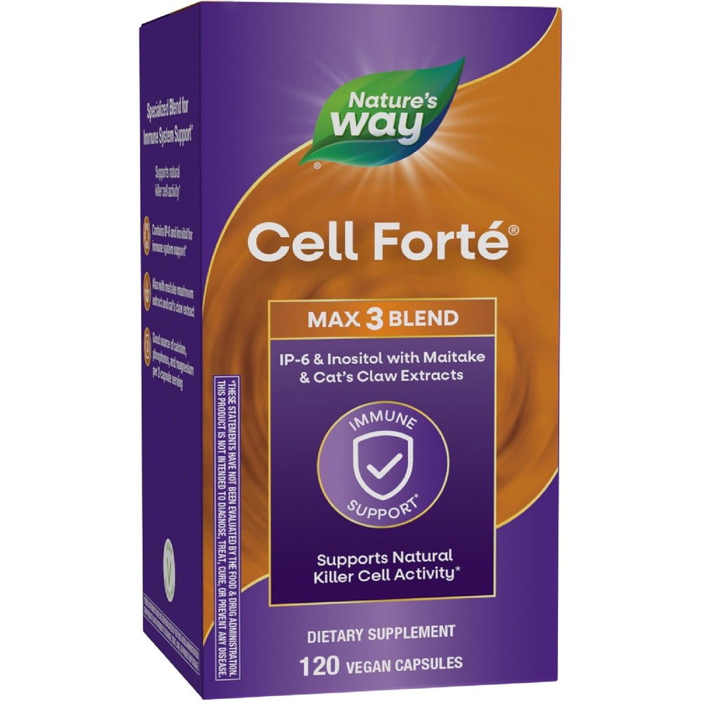 Natures Way Cell Forte Max3 front view of bottle