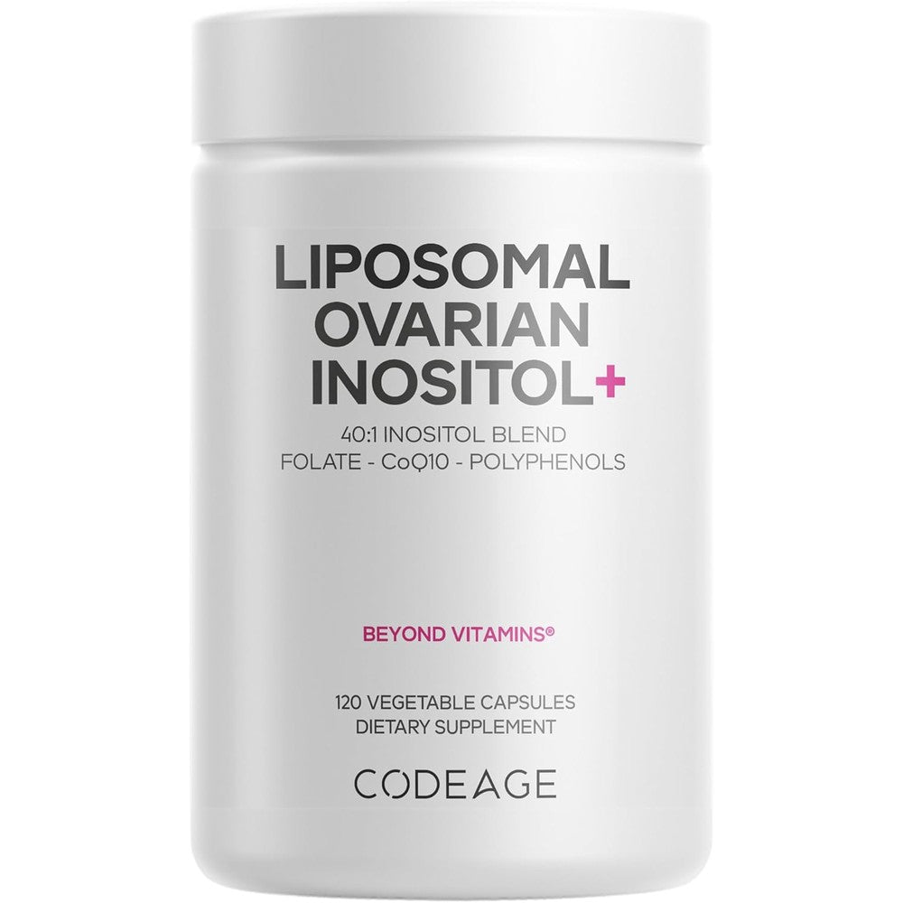 Codeage Liposomal Ovarian Inositol supplement bottle front view
