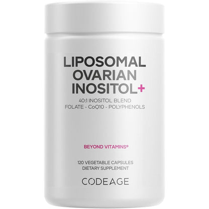 Codeage Liposomal Ovarian Inositol supplement bottle front view