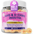 Neviss Myo-Inositol and D-Chiro Inositol 60 Gummies front bottle view for women hormonal balance