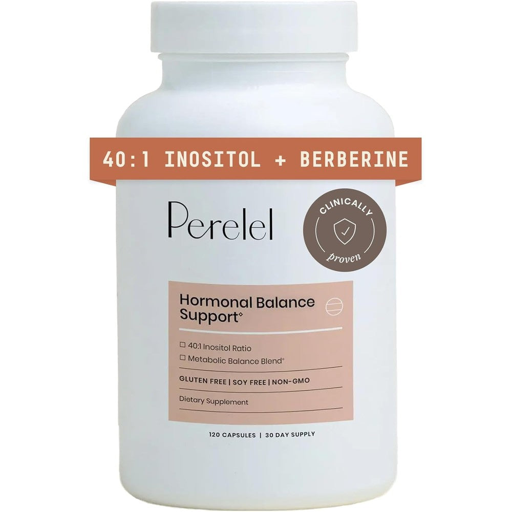 Perelel Hormone Balance Support Myo And D Chiro Inositol front view