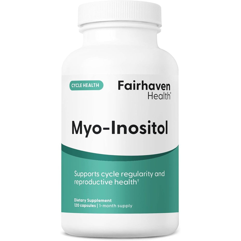 Fairhaven Health Myo Inositol 120 Capsules front packaging