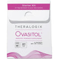 Theralogix Ovasitol 7 Day Starter Kit front view showing 14 packets of premium inositol powder for women's hormonal health.