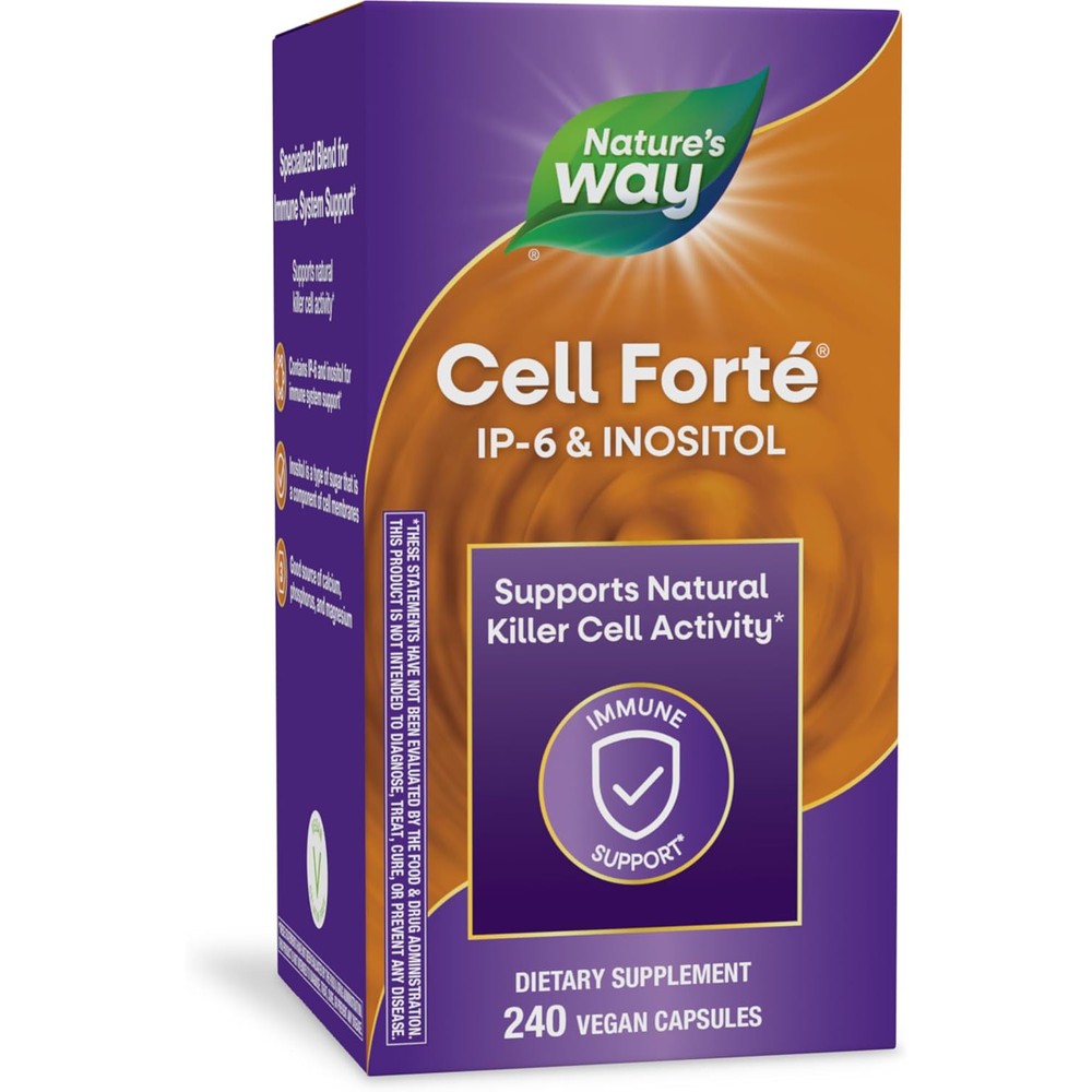 Natures Way Cell Forte IP-6 and Inositol bottle front view