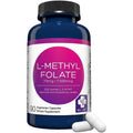 MD.LIFE L Methylfolate 7.5 Milligrams bottle front view showing product strength and ninety vegan capsules label.