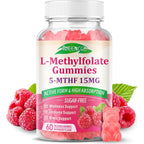 MEENCCD L Methylfolate 15mg Gummies front view of bottle showing premium USA imported supplement.
