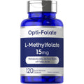 Carlyle L Methylfolate 15mg 120 Capsules front bottle view active 5 MTHF supplement