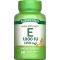Nature's Truth Vitamin E 1000 IU softgels front bottle view with supplement branding.