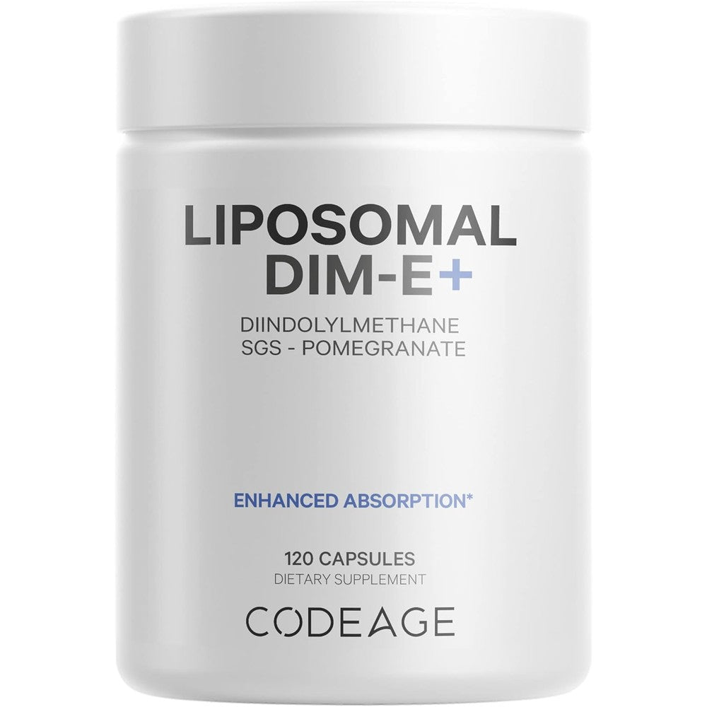 Codeage Liposomal DIM-E+ supplement bottle front view