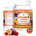 Lunakai Vitamin E gummies front view bottle with passion fruit imagery