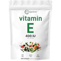 Micro Ingredients Vitamin E 400 IU softgels front view packaging