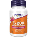 Now Foods Vitamin E 200 IU softgels front bottle view