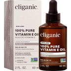 Cliganic pure vitamin e oil front view bottle