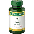 Natures Bounty Vitamin E front view bottle packaging