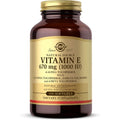 Solgar Vitamin E 1000 IU softgels front view packaging