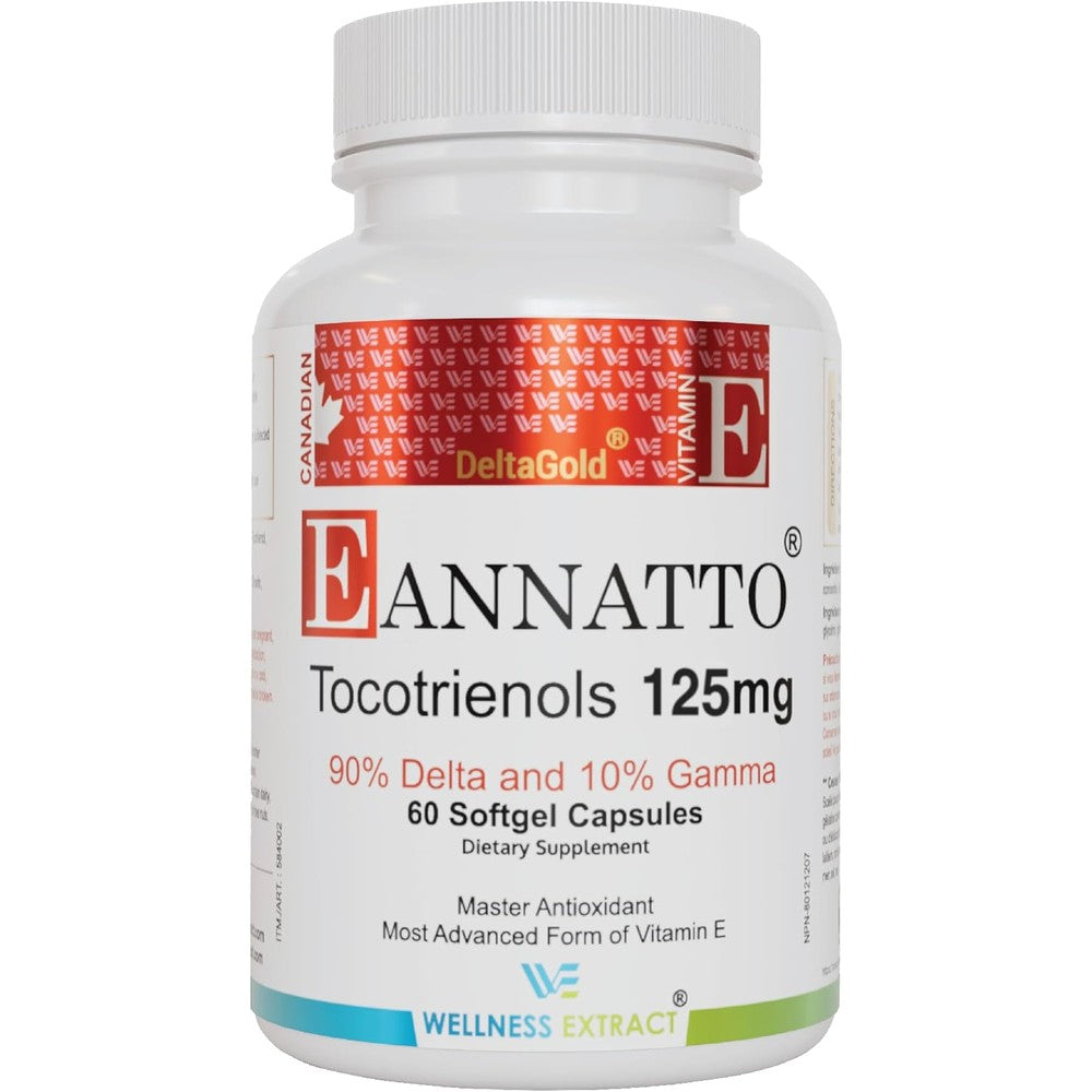 Wellness Extract Eannatto Tocotrienols front view bottle