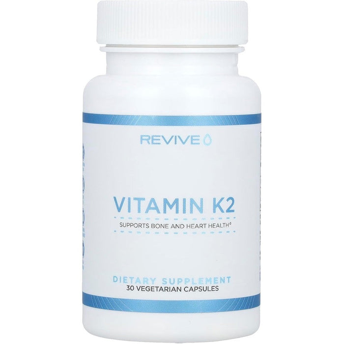 Revive MD Vitamin D3 and K2 capsules front view bottle packaging