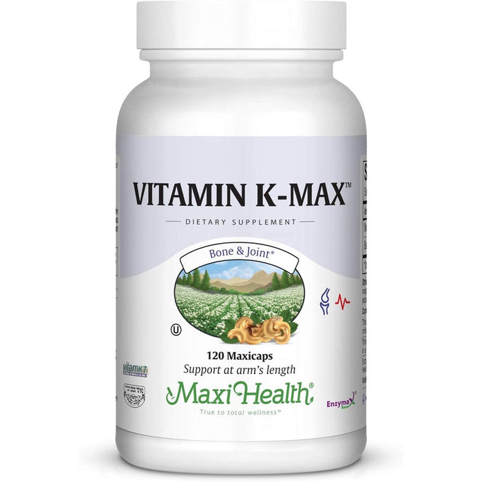 Maxi Health Maxi Vitamin K-Max 120 Capsules front view bottle