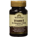 Windmill Natural Vitamins Vitamin K2 and D3 front view bottle supplement
