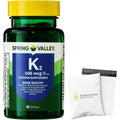 Spring Valley Vitamin K2 supplement front view packaging bottle