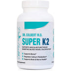 Divine Health Super K2 capsules front bottle view showing high potency vitamin formula